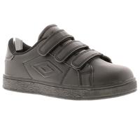 Umbro Junior Boys Casual Touch Fastening Trainer By - Black Pu - Size UK 12 Kids