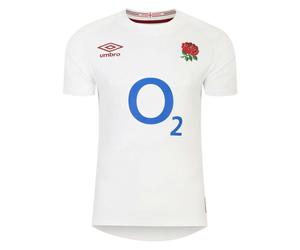 Umbro Kids 23/24 Pro England Rugby Home Jersey - White - 9-10 Years - White