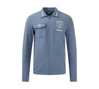 Umbro Kids 24/25 West Ham United FC Presentation Jacket - Flintstone - 9-10 Years - Flintstone - 92% Polyester/8% Elastane