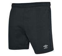 Umbro Childrens Unisex Childrens/Kids Club Leisure Shorts (Black/White) - Size 9-10Y
