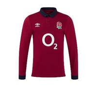 Umbro Kids England Rugby Alternate Classic Long Sleeve Shirt Red L