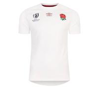 England RWC 2023 Home Rugby Jersey (Kids) White Polyester Azerbaijan Made By: Umbro