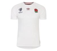 Umbro Kids England Rugby RWC Home Jersey 2023 Juniors White 13 Years