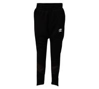 Umbro Kids Maxium Tapered Jogging Bottoms - Black - 9-10 Years - Black - 82% Polyester/18% Elastane