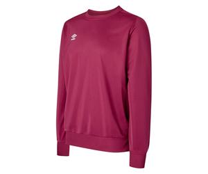 Umbro Kids Polyester Sweatshirt - New Claret - 9-10 Years - New Claret - 100% Knitted Polyester