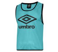 Umbro Kids Training Bib - Aqua Blue/Black - Aqua Blue/Black - L-XL