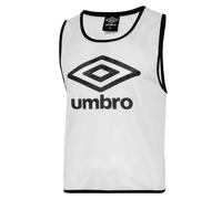 Umbro Kids Training Bib - White/Black - White/Black - S-M