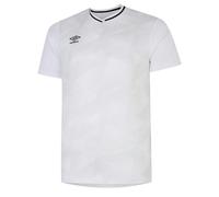 Umbro Kids Triassic Short-Sleeved Jersey - White/Nimbus Cloud - White/Nimbus Cloud - 9-10 Years