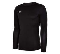 Umbro Kids Unisex Childrens/Kids Core Crew Neck Base Layer Top (Black) - Size 7-8Y