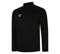 Umbro Kids Unisex Childrens/Kids Total Training Knitted Track Jacket (Black/White) - Size 7-8Y
