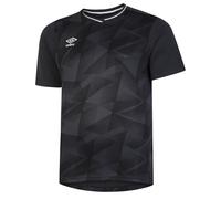 Umbro Kids Unisex Childrens/Kids Triassic Short-Sleeved Jersey (Black/Carbon) - Size 9-10Y