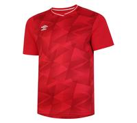 Umbro Kids Unisex Childrens/Kids Triassic Short-Sleeved Jersey (Vermillion/Jester Red) - Size 13Y