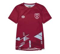 Umbro Kids WestHam WUJ(U) Licensed Short Sleeve T-Shirt NClrt/CLN/TPrt 9-10 Years