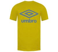 Umbro Large Logo Mens Yellow T-Shirt