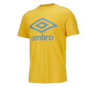 Umbro Large Logo Mens Yellow T-Shirt - Size Large