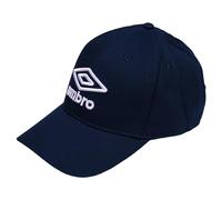 Umbro Logo Cap (One Size) (Navy/White)