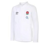 Umbro Male England Anthem (O2) Jacket, Brilliant White, XXL UK