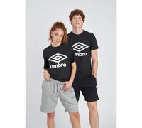 Umbro Men Fw Large Logo Cotton Tee T-Shirt - Black, Small
