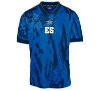 Umbro Men's 23/24 El Salvador National Team Soccer Jersey, Blue-Home Short Sleeve, Medium