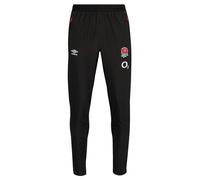 Umbro Mens 24/25 England Rugby Presentation Jogging Bottoms - Black - Black - L