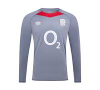 Umbro Mens 24/25 England Rugby Relaxed Fit Long-Sleeved Training Jersey UO2537