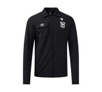 Umbro Mens 24/25 Ipswich Town FC Jacket - Black - XL - Black - 92% Polyester/8% Elastane