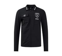 Umbro Mens 24/25 West Ham United FC Presentation Jacket - Black - L - Black - 92% Polyester/8% Elastane