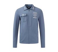 Umbro Mens 24/25 West Ham United FC Presentation Jacket (Flint Stone) - Medium Blue - Size Medium