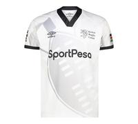 Umbro Men's 25/26 Kenya 7's Rugby Jersey, White/Black - Away, 3XL