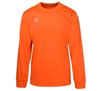 Umbro Men's Adult Check Goalkeeper Jersey, Shocking Orange, Medium
