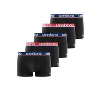 Umbro Men's Boxer Shorts (Pack of 5) - Black - L