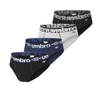 UMBRO Men's Briefs Umb/1/Scx4/Plain, Black/Grey/Navy, M