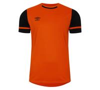 Umbro Mens Cavelle Jersey T-Shirt (Shocking Orange/Black) - Size 2XL