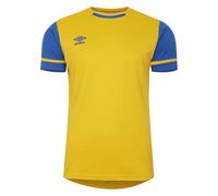 Umbro Mens Cavelle Jersey T-Shirt (Yellow/Royal Blue) - Size Medium