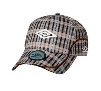 Umbro Men's Checked Logo Baseball Cap in Beige Umbro Beige One Size