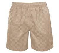 Umbro Mens Checkerboard Short, Tan/Pumpkin Spice, Medium