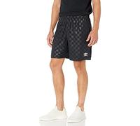 Umbro Men's Checkered Short, Black, Large
