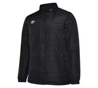Umbro Mens Club Essential Bench Jacket (Black) - Size Large