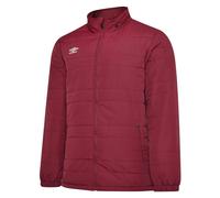Umbro Mens Club Essential Bench Jacket (New Claret) - Multicolour - Size Large
