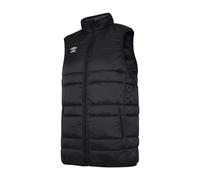 Umbro Mens Club Essential Gilet - Black/White - S - Black/White - 100% Nylon