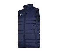 Umbro Mens Club Essential Gilet - Dark Navy/White - XL - Dark Navy/White