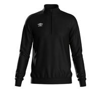 Umbro Men's Club Essential Half Zip Sweatshirt in Black | Size: Large Umbro Black L