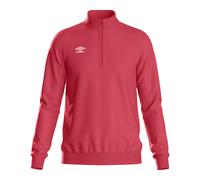 Umbro Men's Club Essential Half Zip Sweatshirt in Burgundy | Size: Small Umbro Burgundy S