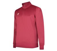 Umbro Mens Club Essential Half Zip Sweatshirt (New Claret) - Multicolour - Size Small