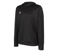 Umbro Men's Club Essential Polyester Hoodie in Black | Size: XL Umbro Black XL