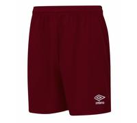 Umbro Mens Club II Shorts (New Claret) - Multicolour - Size Large