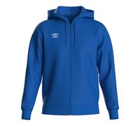 Umbro Mens Club Leisure Full Zip Hoodie - Royal Blue/White - Royal Blue/White - 3XL - 80% Cotton/20% Polyester