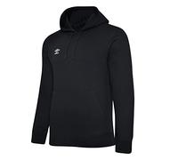Umbro Mens Club Leisure Hoodie (3XL) (Black/White)