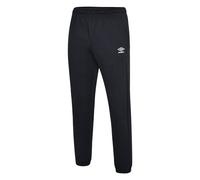 Umbro Mens Club Leisure Jogging Bottoms (Black/White) - Size Small