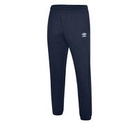 Umbro Mens Club Leisure Jogging Bottoms (Navy/White) - Size Large